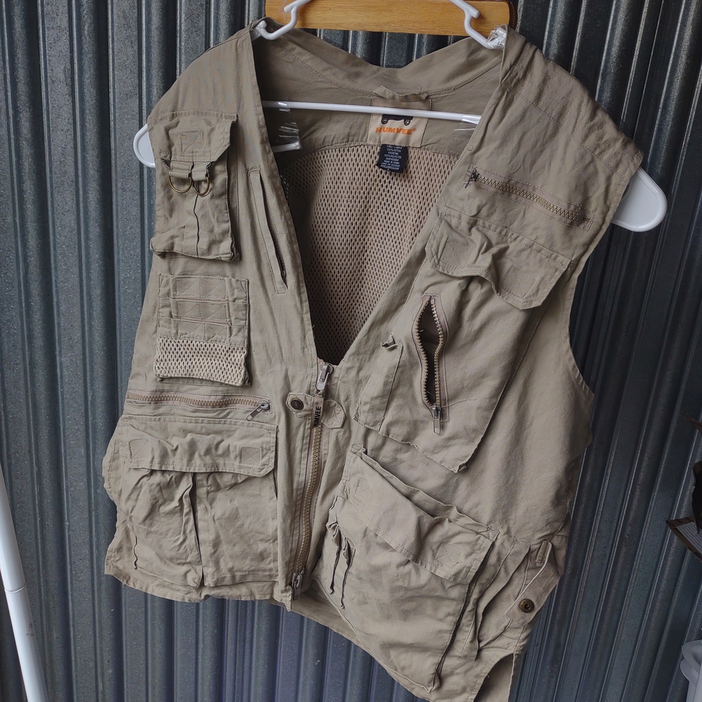 Khaki Utility Vest